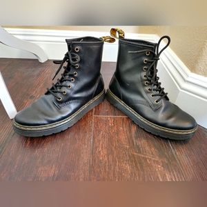 Women's Dr. Martens Black Combat Boots,  Size 9
